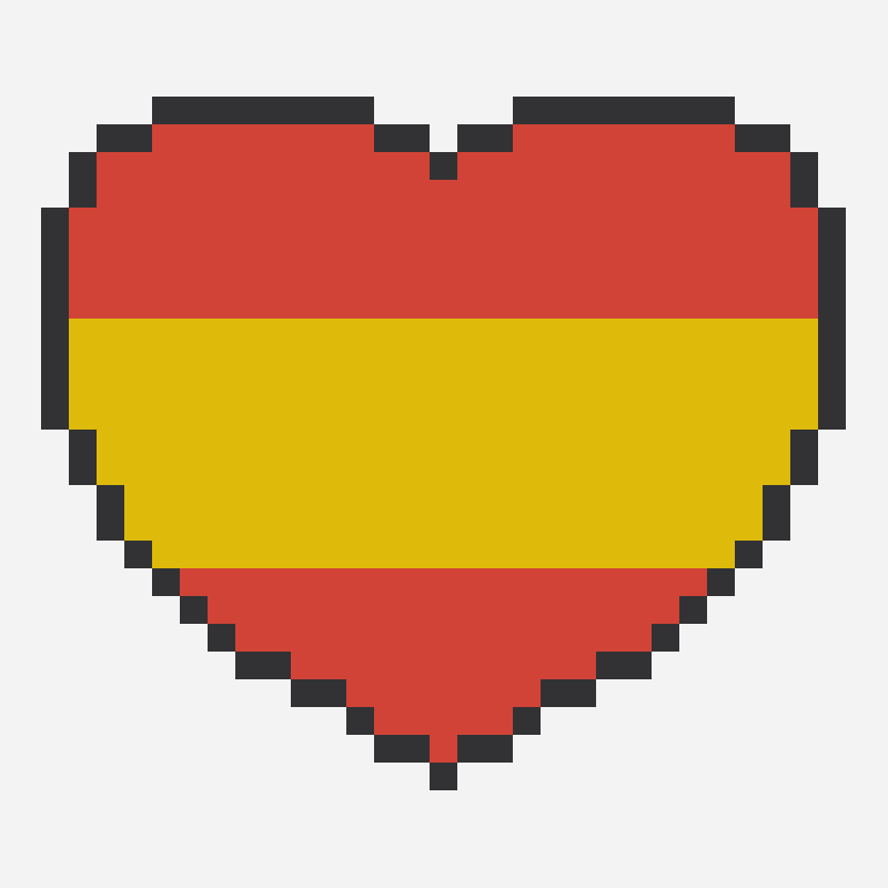 Spain Flag Heart