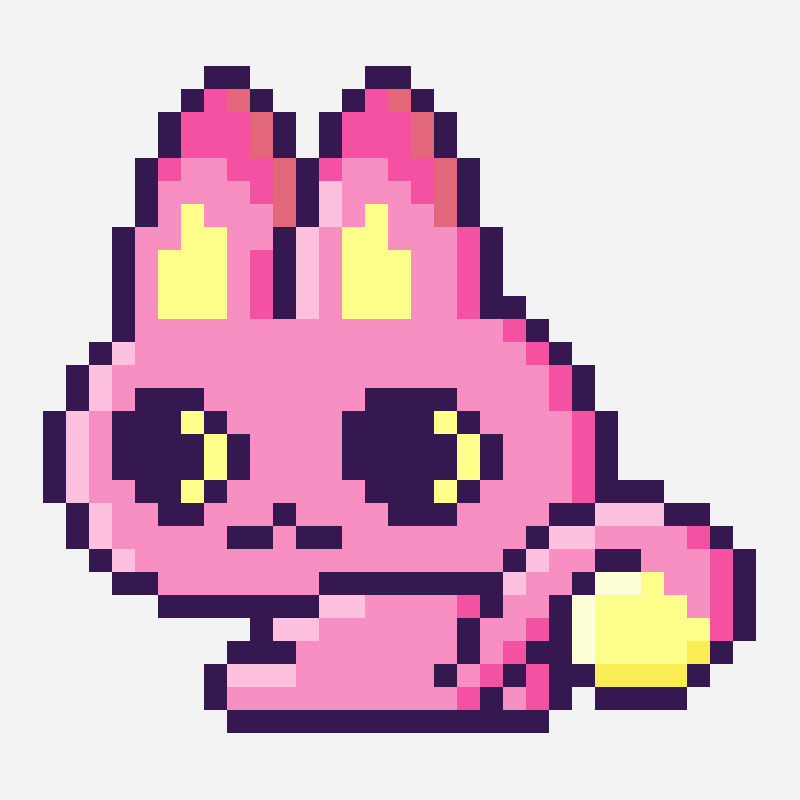 meowtchi perler bead pattern, 31×29 grid