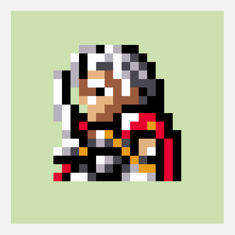 巴恩哈特 perler bead pattern, 25×25 grid
