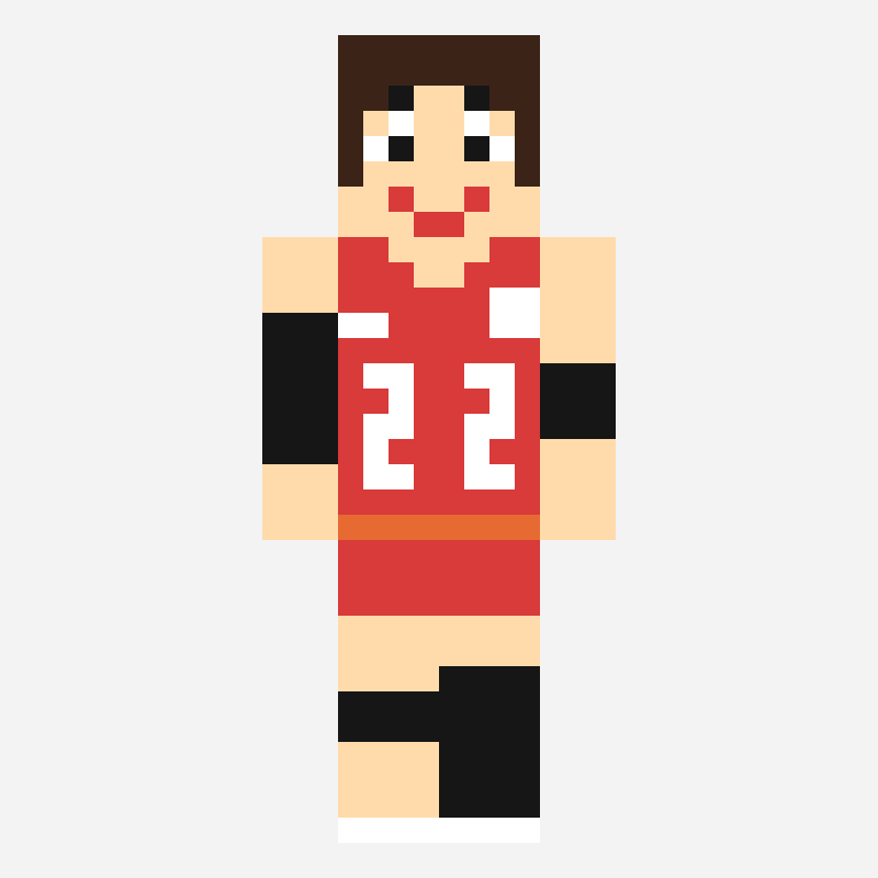 北窓絢音選手（絢ねえ） minecraft skin pattern
