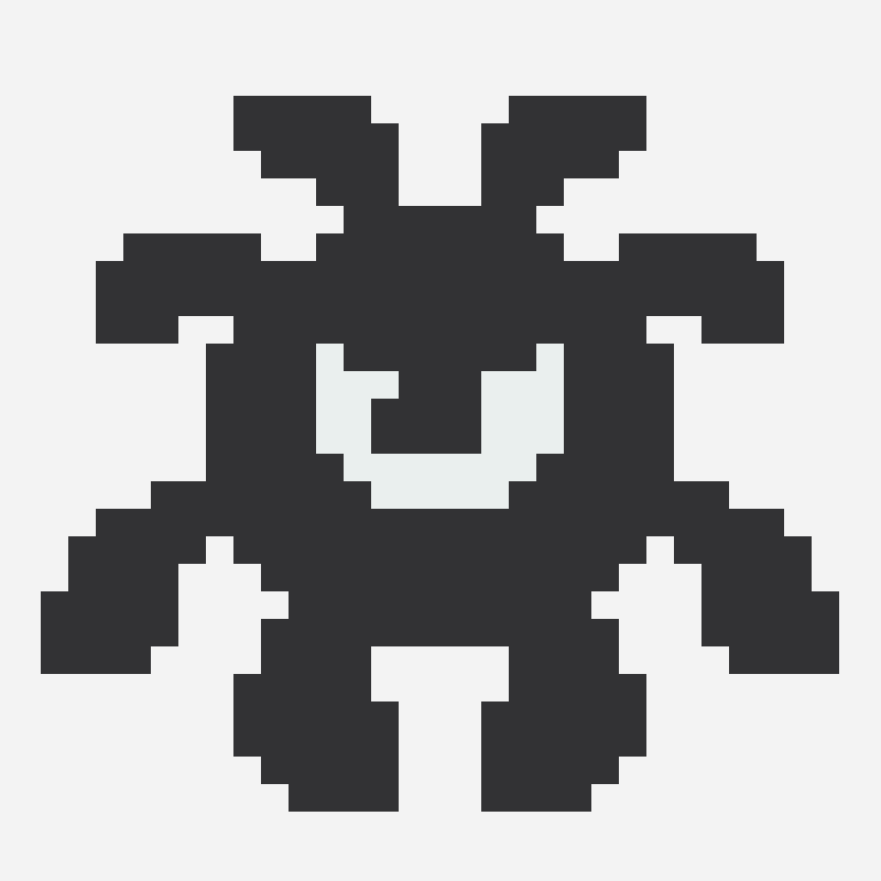 Animal Jam Phantom perler bead pattern, 29×29 grid