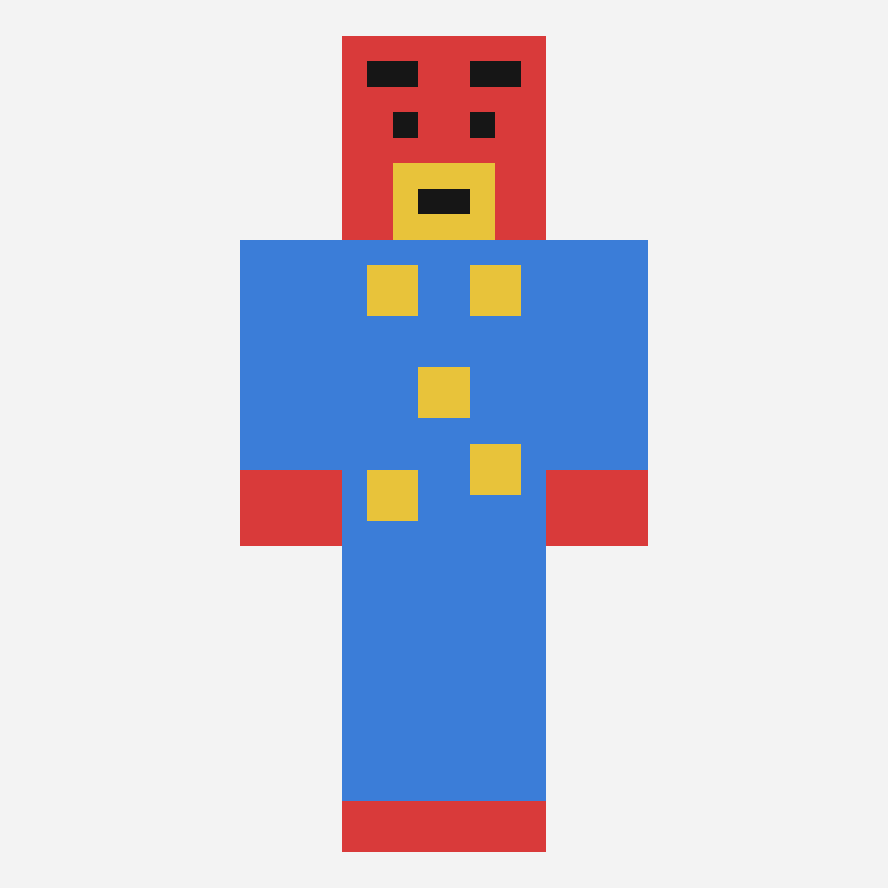 sim minecraft-skin-Muster, 64×64 Raster