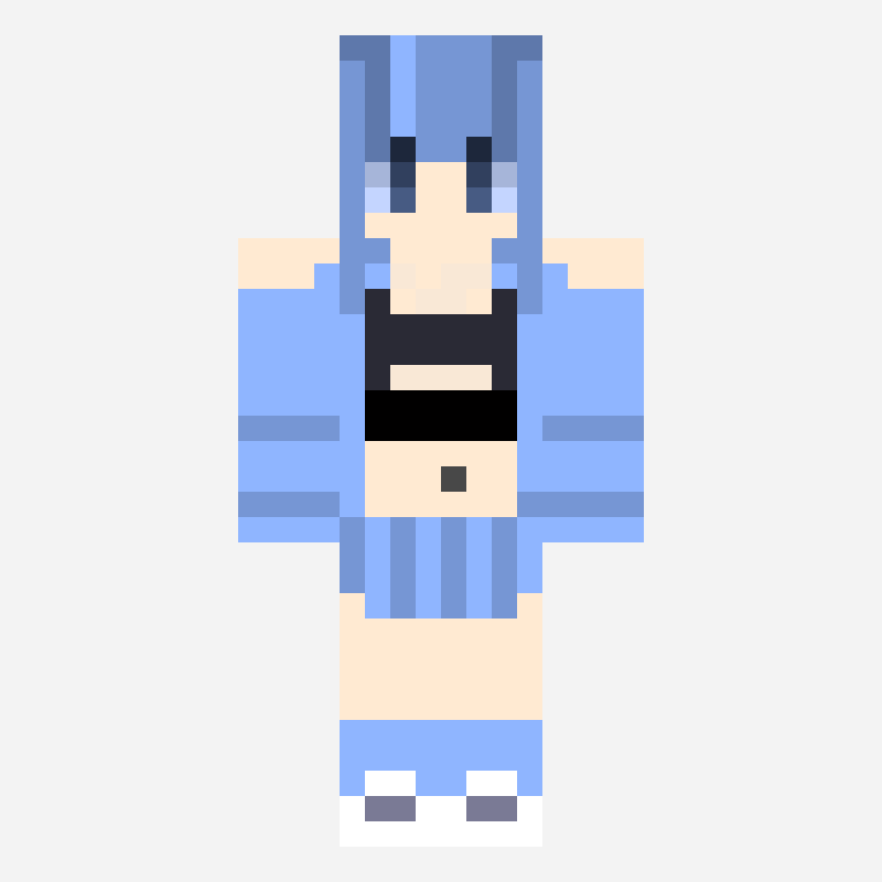 あ minecraft skin pattern, 64×64 grid