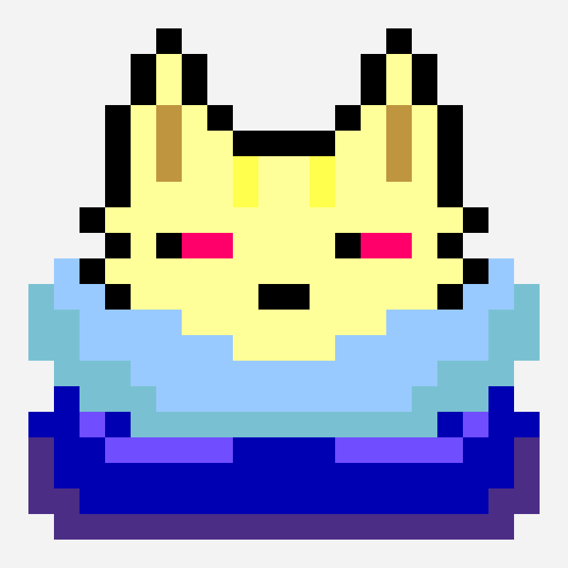 P2W pixel art pattern, 20×20 grid