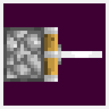 vara del end pixel art pattern, 30×30 grid