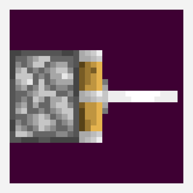 vara del end pixel art pattern