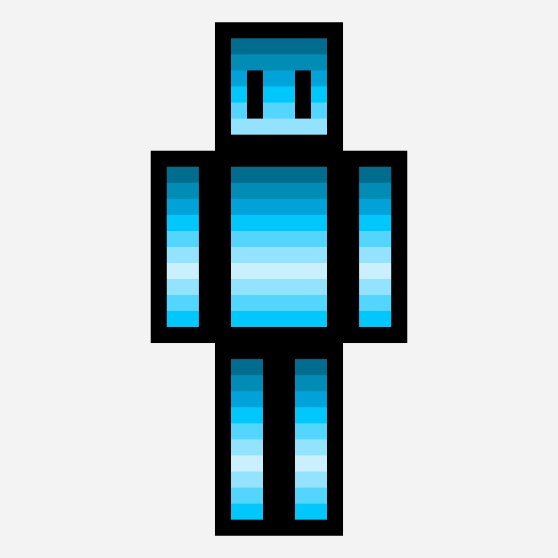 藍藍 minecraft skin pattern