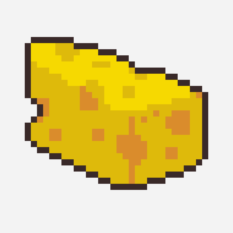 Cheese 拼豆 pattern