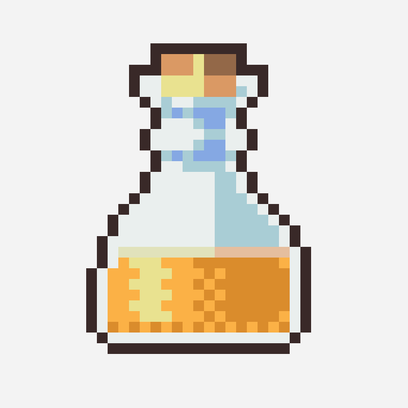 Yellow Potion bead pattern