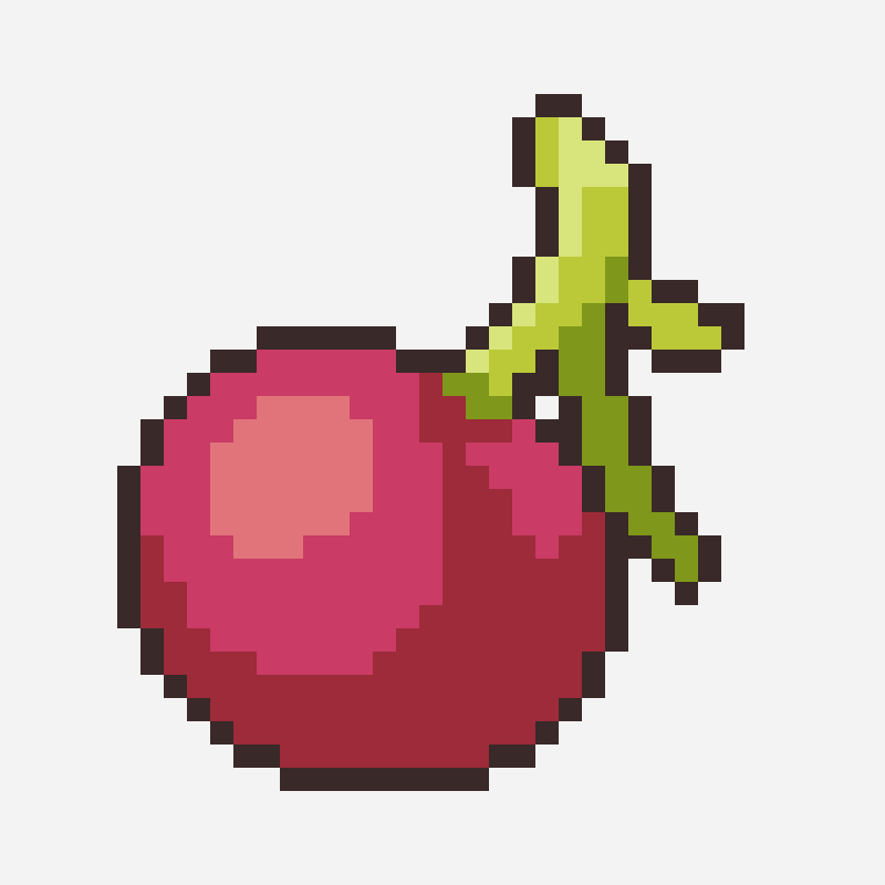 Cherry 拼豆 pattern