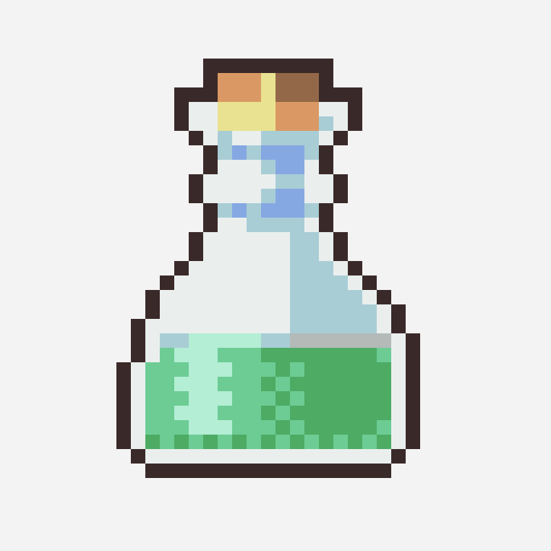 Green Potion bead pattern
