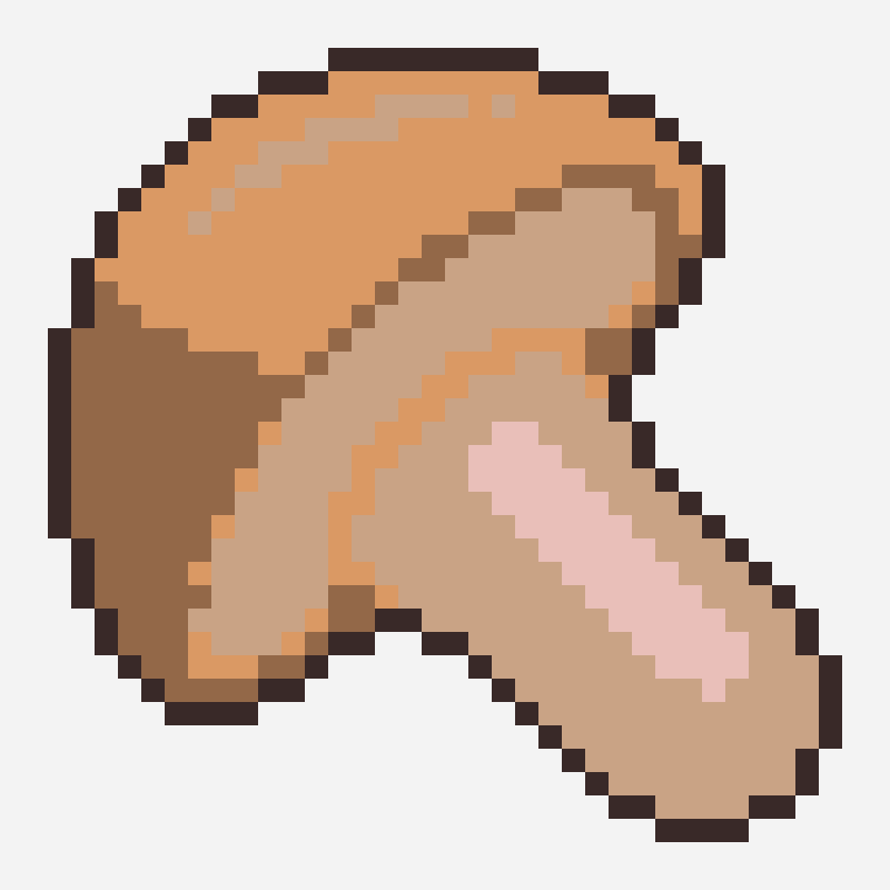Mushroom 拼豆 pattern